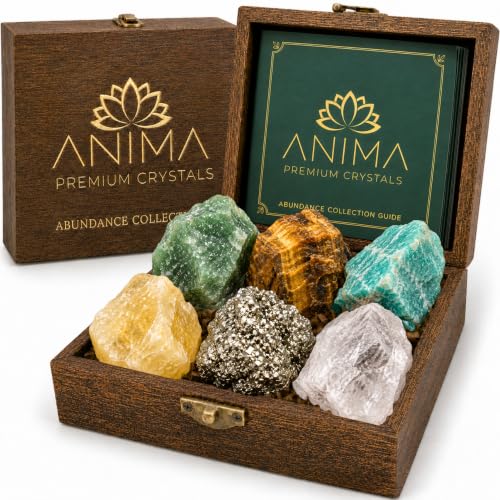 Anima® Abundance Crystal Set for Prosperity, Success & Opportunity