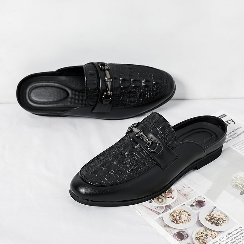 Men's Loafers, Handmade Leather, Slip-in Slippers, Breathable, Comfortable, Soft, Hand-Stitched Casual Shoes for Men4