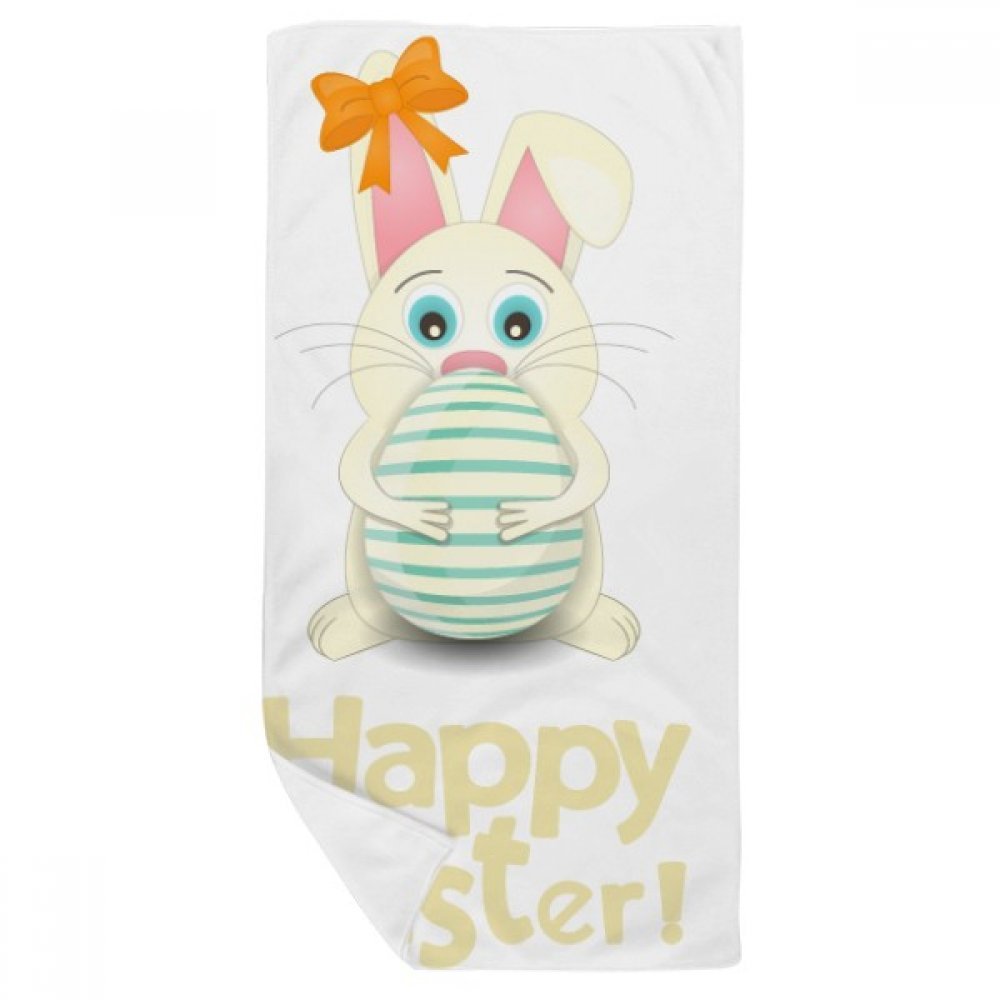 Serviette de toilette Pâques pour une décoration de salle de bain festive