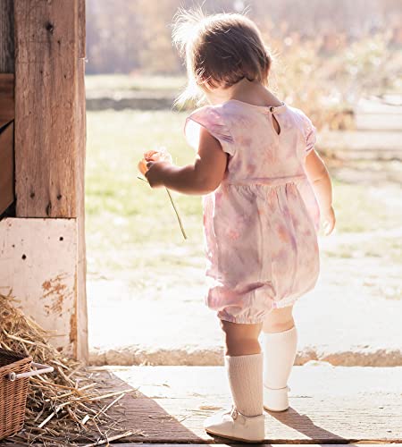 Burt'S Bees Baby LY28277-MLT-3M Baby Girls Socks, Set Of 3 Cable Knit Knee-High Organic Cotton Stockings Socks thumb #3