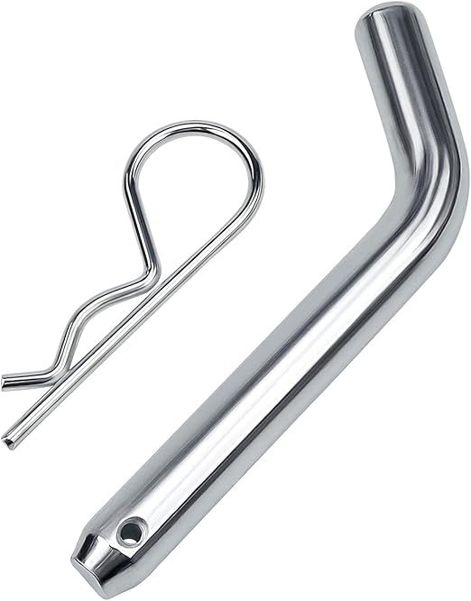 Cenipar Trailer Hitch Pin & Clip with Grooved Head, 5/8-Inch Diameter, Fits 2 or 2-1/2-Inch Receiver