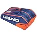 HEAD Core 9R Supercombi, Borsa per Racchetta Unisex Adulto, Blu/Arancia