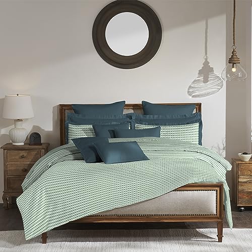 Image of myTrident Shades of Comfort King Bedsheet Sets,180 TC, 100% Cotton bedsheet for Double Bed, Nickle