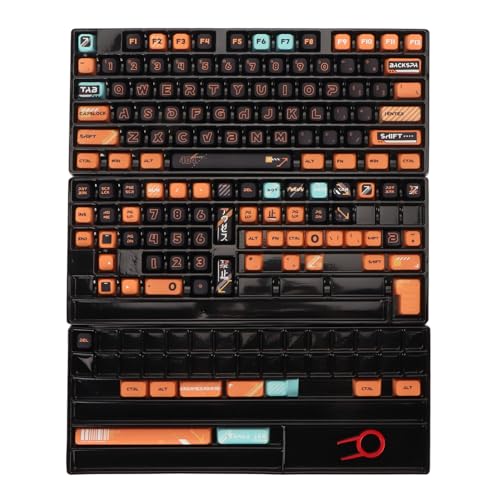 Juego de teclas de teclado PBT XDA de 141 piezas para modelos mecánicos DIY