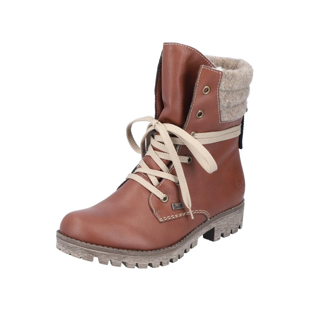 Rieker Women's 78531 Lace-Up Boots, Brown 25, 8 UK