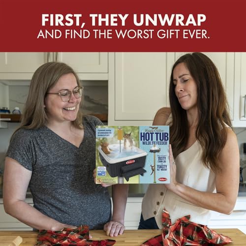 Prank-O Squirrel Hot Tub – Funniest Prank Gift Box | Hilarious Empty Gag Gift for White Elephant & Christmas 2025 | Funny Gift Box for Coworkers, Friends & Men Who Have Everything, As Seen on Shark Tank - Image 4