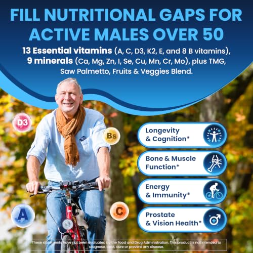 Nextdia Multivitamin Gummies for Men 50 Plus