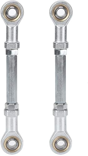 Juego de 2 piezas de dirección y suspensión de 5.906 in, 6.693 in y 0.315 in, kit de barra de dirección de rótula ATV Kart, compatible con mini kart