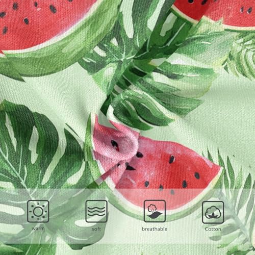 Wusikd Tropical Leaves Girls' Underwear Cotton Watermelon Girls Briefs Soft Toddler Underwear 2T3