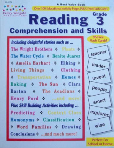 Reading Comprehension and Skills 0887244289 Book Cover