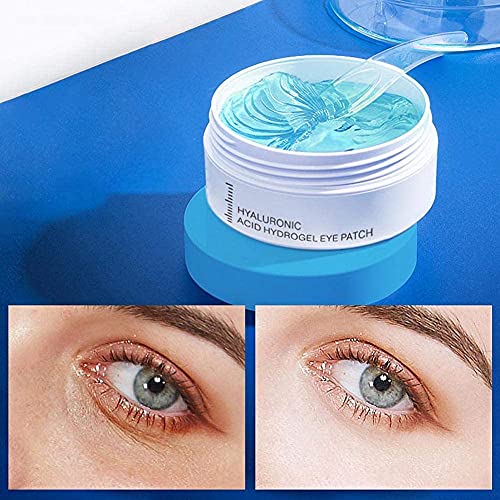 60 stuks Hyaluronzuur Ooglapje, Oogmasker Under Eye Pads Donkere kringen Rimpelverwijdering Oogmasker Oogcrème voor… - Afbeelding 6
