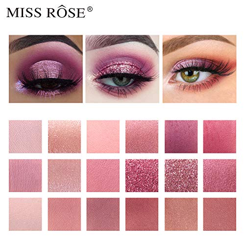 Paleta de Sombras New Nude Miss Rôse - 18 Cores