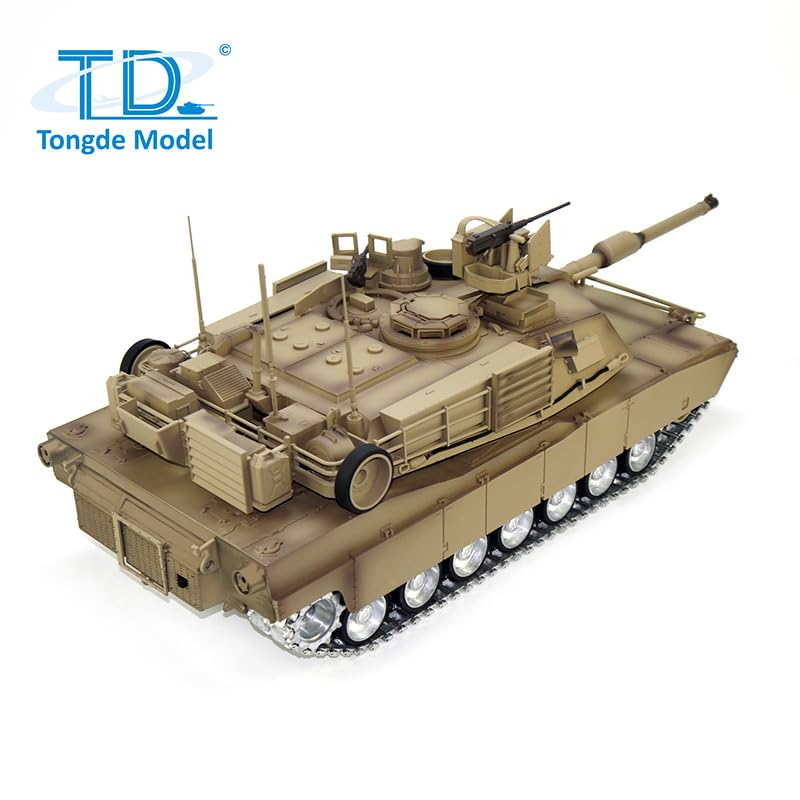 Amazon.co.jp: wheelfun 1/16 トンデラジコン 赤外線バトルタンク M1A2