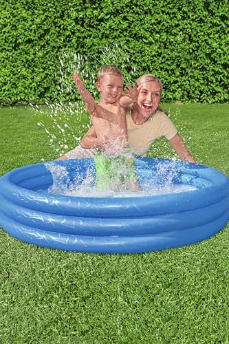 Bestway Planschbecken „Classic“, sortiert 102 x 25 cm, 51024PB, Farblich Sortiert, 102 x 102 x 25 cm