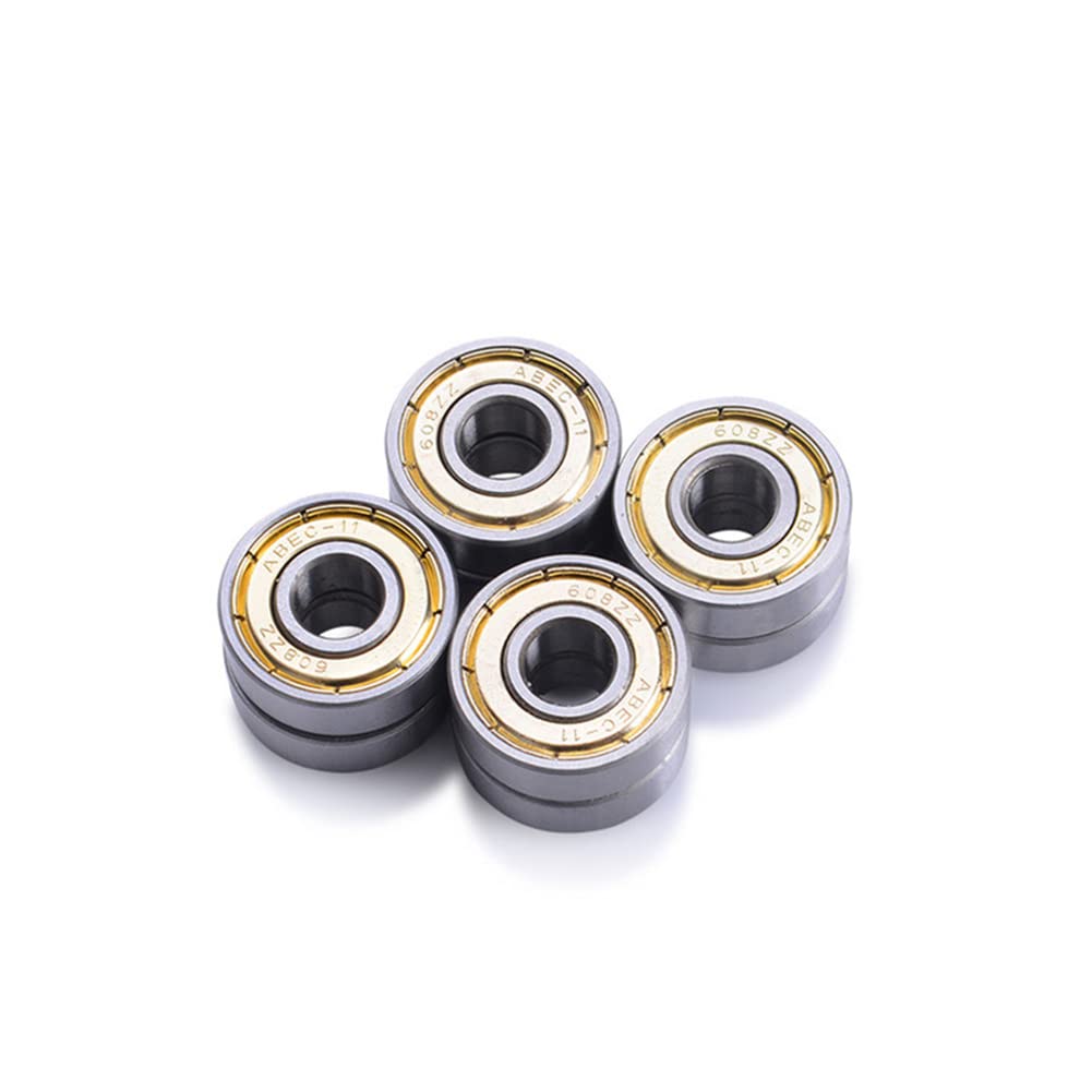 4/8Pcs Stainless Steel Bearings Parts For Roller Skate Scooter Skateboard Wheel - View #5