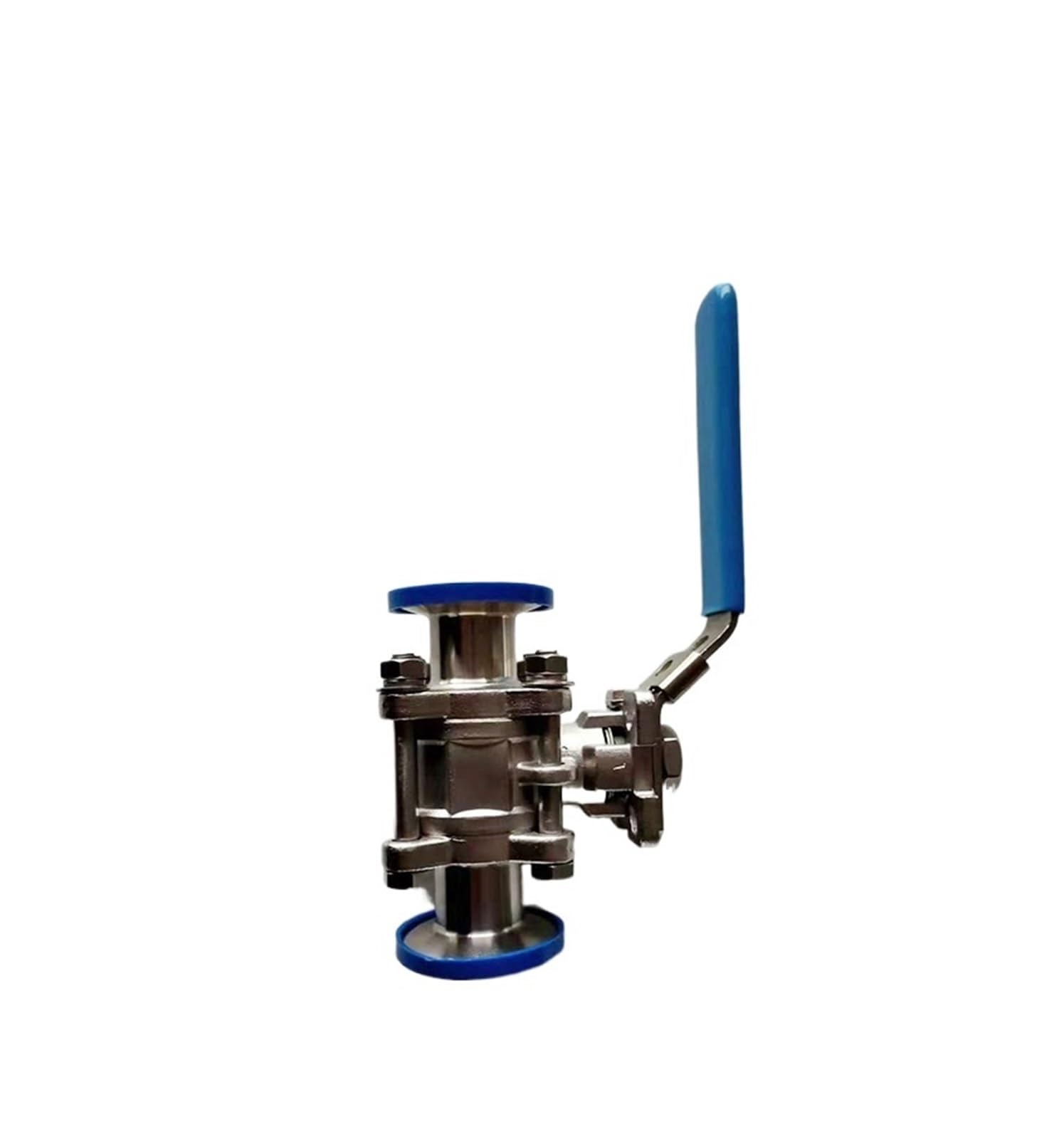 Valvola a sfera 12.7mm 1/2" Tubo OD X 0.5" Tri Morsetto di Intercettazione a Sfera Sanitaria In Acciaio Birra A Casa Connessione rapida
