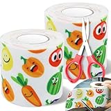 ViYoung 結露テープ 2個セット 結露シート 窓 ガラス カビ 防止 結露シート テープ 結露対策 結露吸水 防カビ 貼るだけ 幅8cm×長さ280cm はさみ付属し（フルーツ）