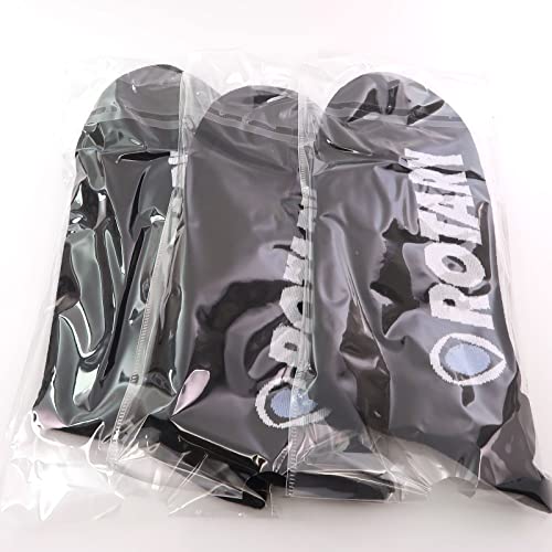M Rotary - Crew Socks - Black - 3 PAIRS4