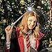 ChampWe Light Up Magic Wizard Wand Rechargeable Illuminating Toy for Kids Witch Collection Cosplay Accessories with Spellbook and Gift Box (Blade)