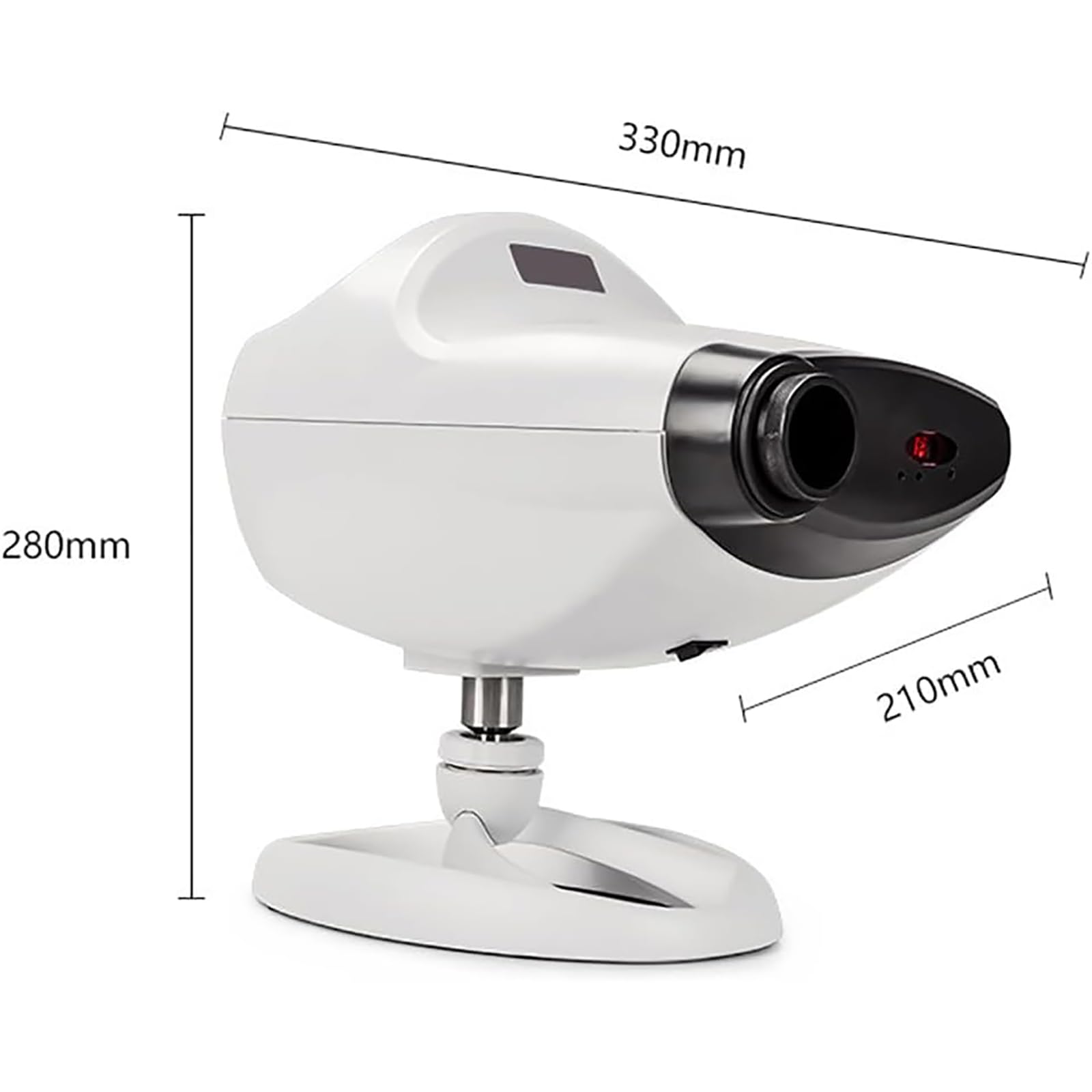 Projektor wykresów oka, sprzęt do optometrii wizyjnej z pilotem, 2 zestawy przełączania programów, szybki i dokładny pomiar, 50 ikon pomiaru