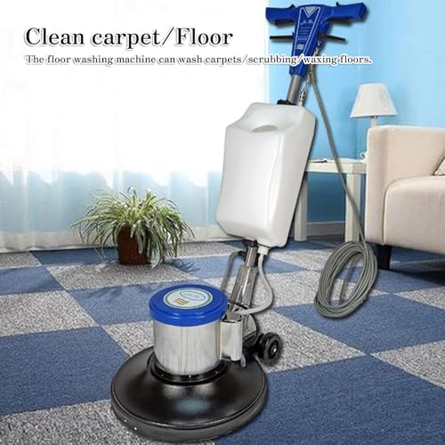 Elektrische dweil, Tapijtreinigers vloerreiniger met gemotoriseerde draaiende mopkoppen, Elektrische Tapijtreiniger voor houten vloeren Keramische tegels Marmeren vloer tapijt - Image 3