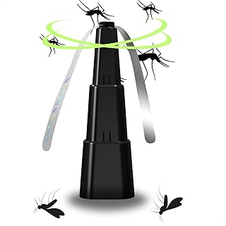 Repelente de Insetos Moscas Ventilador de Mesa a Pilha Portatil