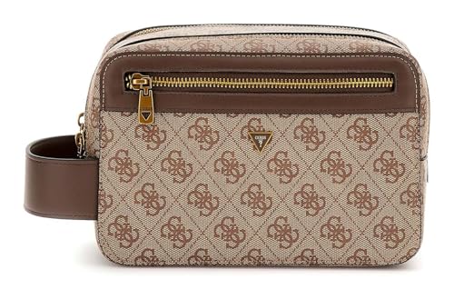 GUESS Milano Beauty Case Beige/Brown