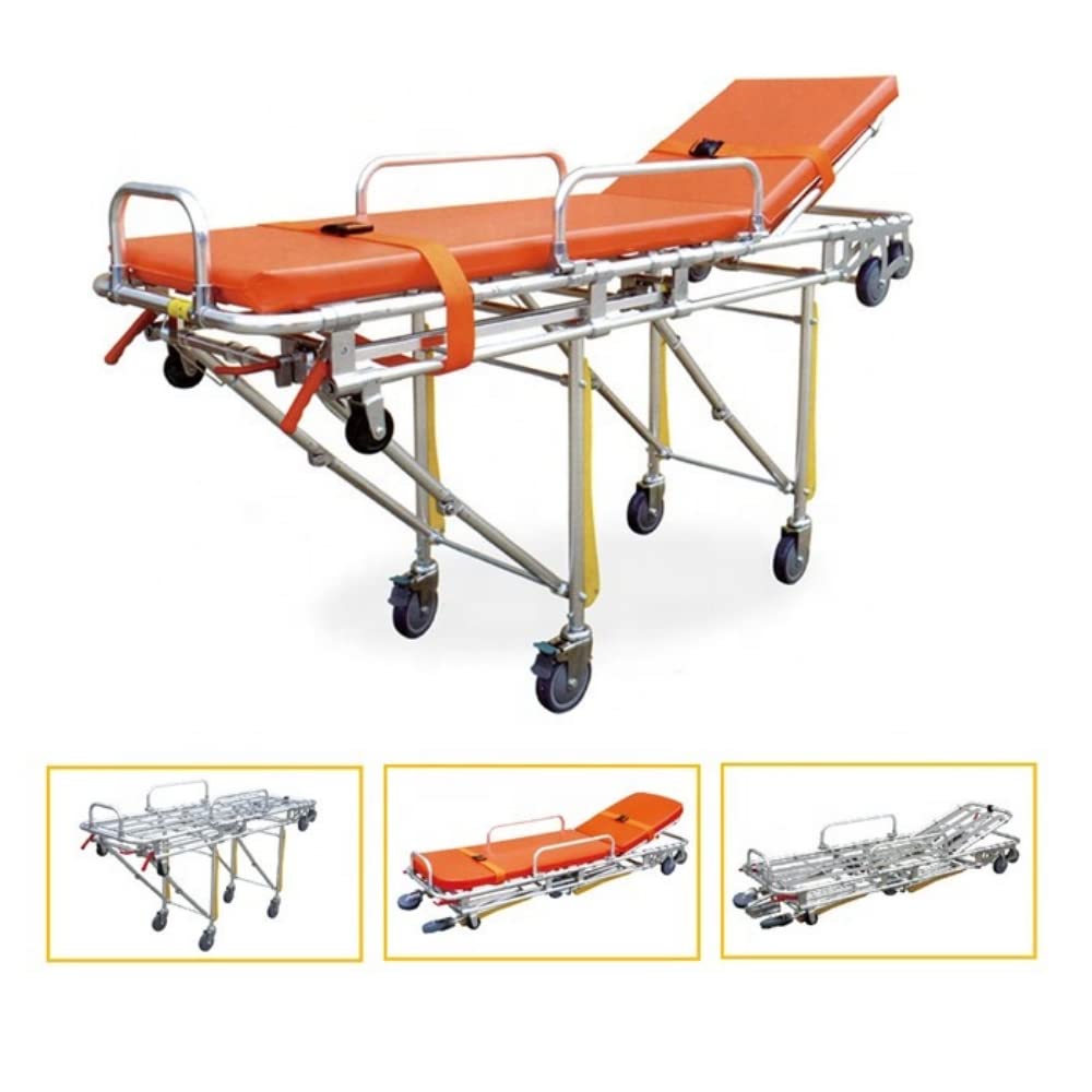 DW-AL005 Folding Aluminum Alloy Ambulance Transport Stretcher : Industrial & Scientific