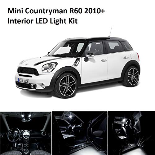 Kit de mise à niveau LED intérieure de qualité supérieure Countryman R60 2010+ Blanc Xénon - Tall Elephant