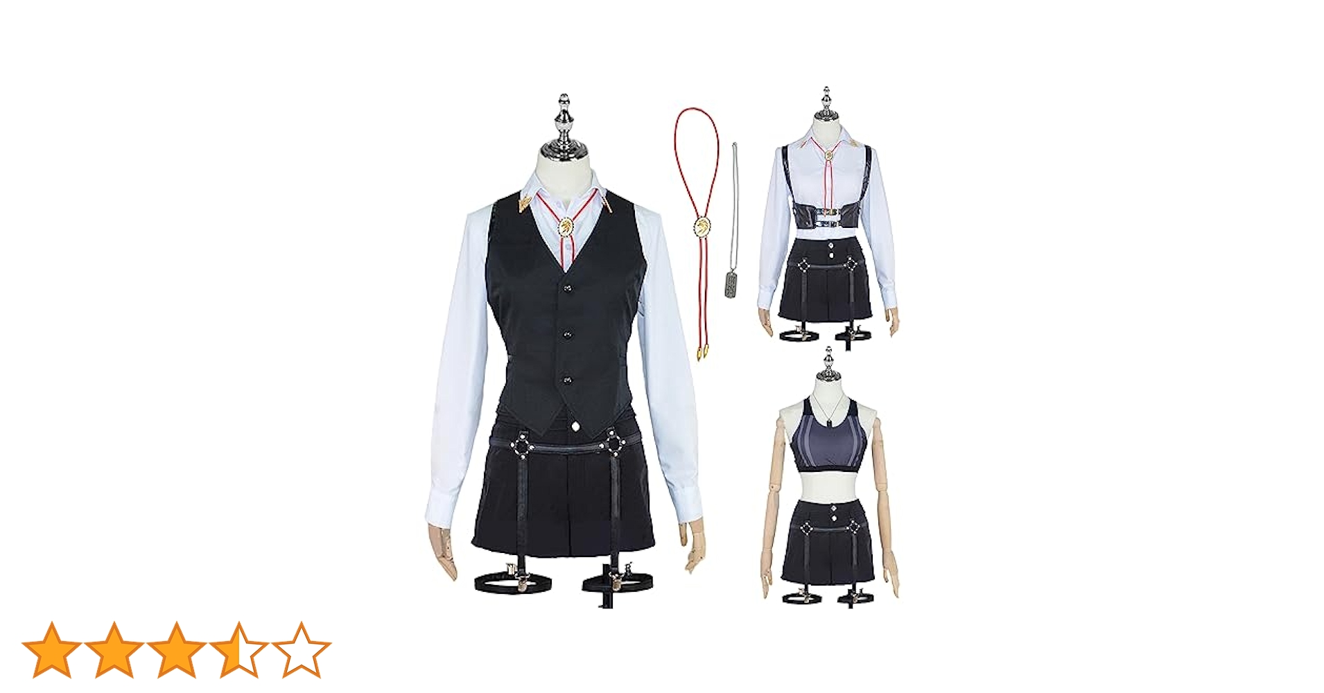 ホロライブ　獅白ぼたん　コスプレ衣装 ウィッグ付き Amazon.co.jp: バーチャルYouTuber VTuber ホロライブ 獅白