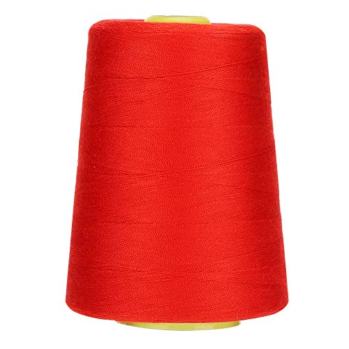 Hilo de máquina de coser poliéster 8000 yardas rojo miniatura 5