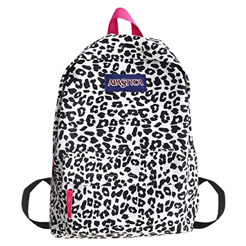 Van Caro Leopard Print Backpack Large College Backpack Casual Bookbag Laptop Backpack Computer Bag Travel Daypack for Women Men,Zebra-Stripe(No Pendant)