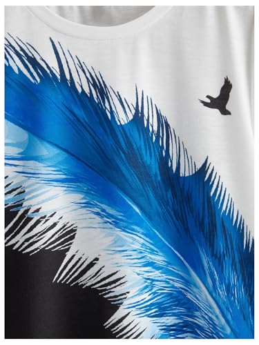 SweatyRocks Boy's Graphic Tees Short Sleeve Crew Neck Casual Summer T Shirts3