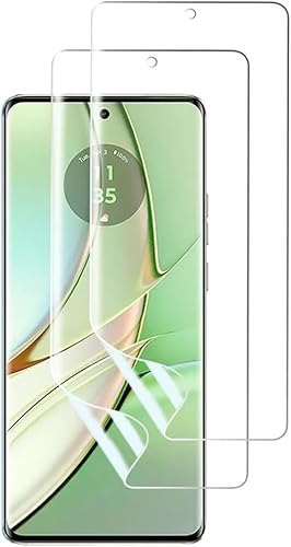 Miniatura 8 de Película protectora de hidrogel de alta sensibilidad para iPhone 13 Pro Max, 2 protectores de pantalla de TPU suave transparente cobertura completa