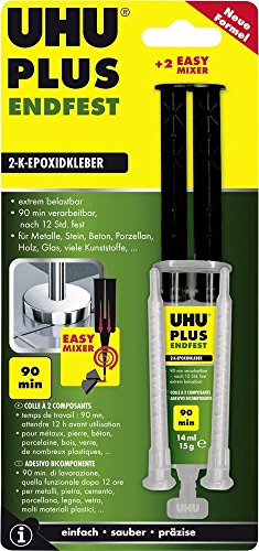 Uhu, Colla Stabile Plus [Etichetta In Lingua Italiana Non Garantita] Endfest - 14 Ml Easy Mixer