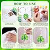 WinnerWhy 36 Sets St. Patrick's Day Shamrock Suncatchers Ornaments Decorations DIY Window Paint Suncatchers Craft Kits Lucky Shamrock Sun Catcher Gifts for Home Party Supplies Arts and Crafts Project