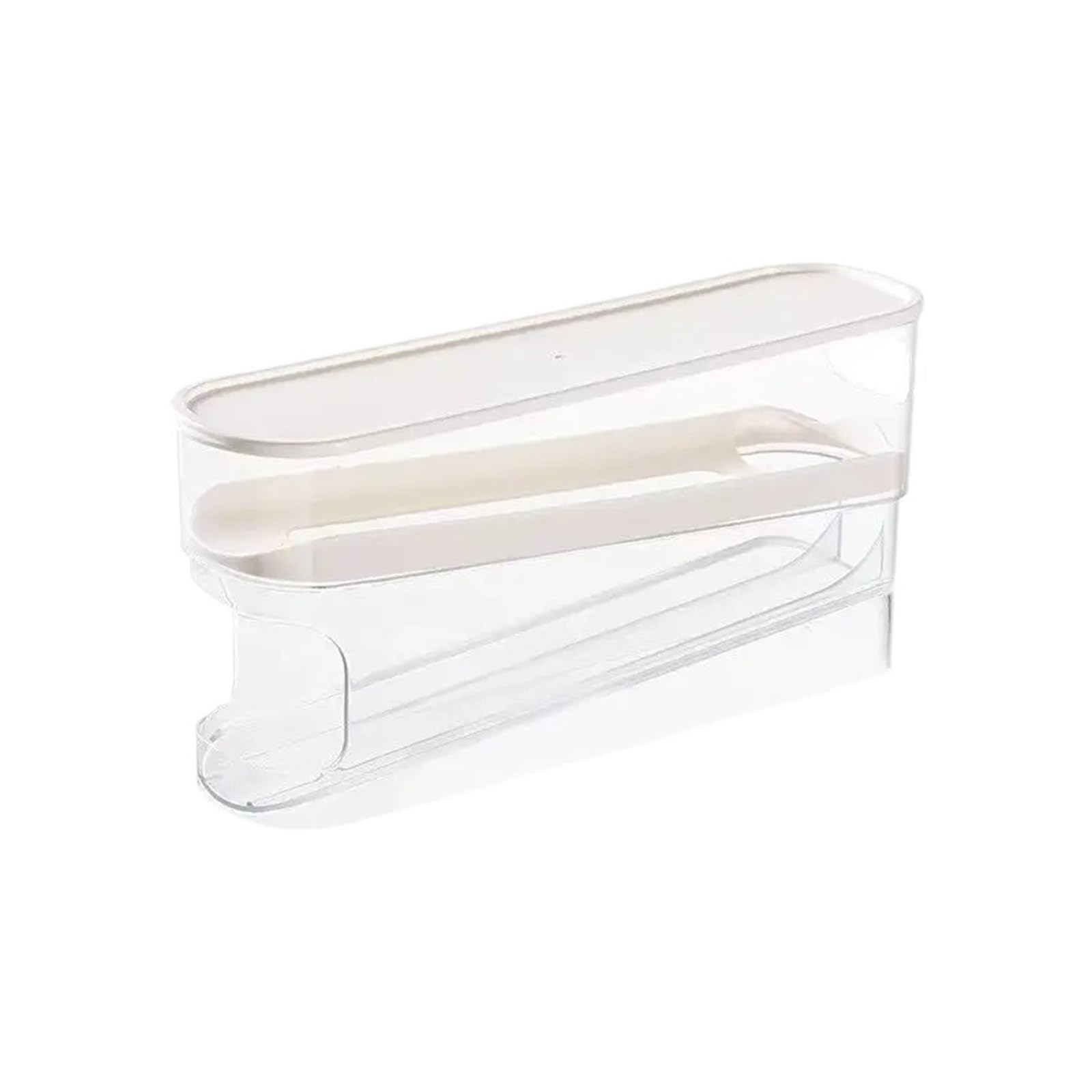 WEIJTLBOD Household Rolling Egg Storage Box, Refrigerator Side Door Dedicated Organizer, Freshness, Kitchen Rack Holder