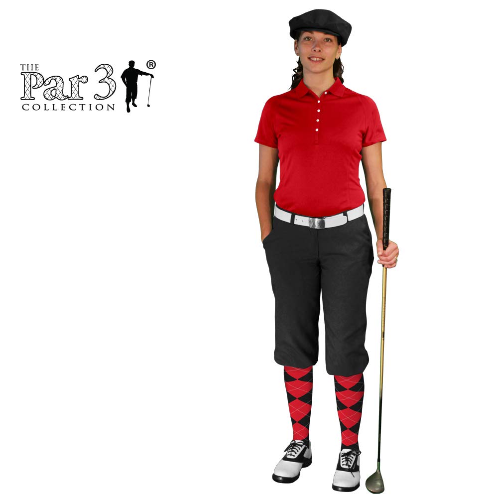 Mutandine da golf nere: "Par 7,6 cm per donna - Microfibra