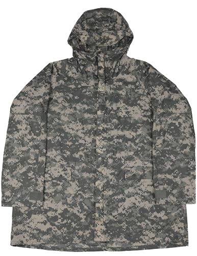 US Military UCP Camouflage Improved Rainsuit Parka Wet Weather US Army ECWCS Jacket ACU
