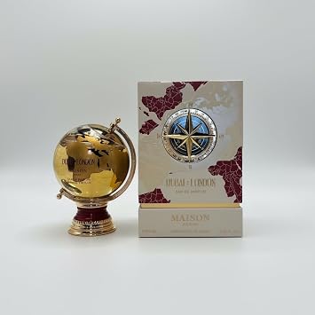 Dubai London MaisonAnsar Eau de Parfum Vaporisateur Spray, 3.38 Fl Oz, Globe Bottle-LONG-LASTING-arabic fragrance