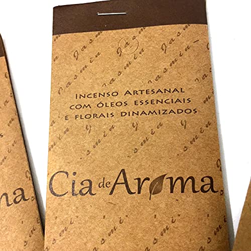 Cia Aroma Incenso 100% Natural Com Florais E Óleos Essenciais Jasmim