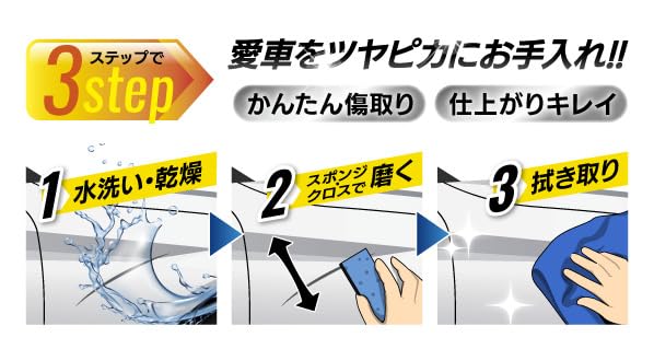 Amazon | インターベース(INTER BASE) 車用キズ修復ワックス