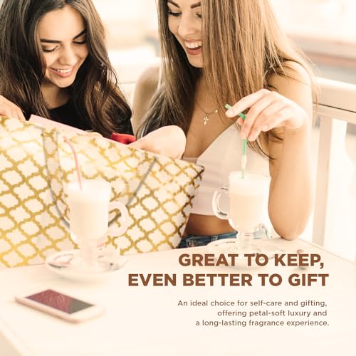 Spa Luxetique Gift Baskets for Women,15 Pcs Vanilla Spa Gifts for Women, Women's Gifts with Bubble Bath, Bath Salt, Bath Bombs, Christmas Spa Baskets - Image 6