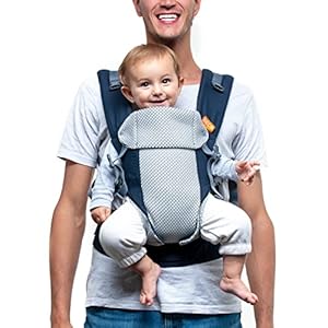 Beco Gemini Cool Baby Carrier Newborn to Toddler – All Positions Baby Body Carrier, Baby Carrier Backpack & Baby Front…