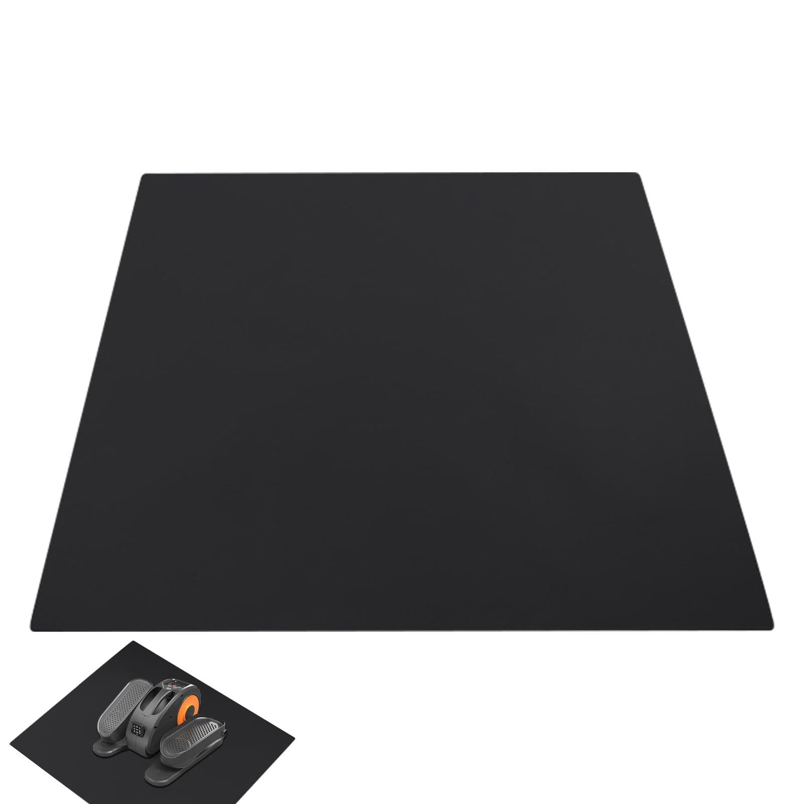 Ellipse Tapis D'exercice Pour Jambes Antidérapant | Protection Durable Pour équipement Sous Le Bureau