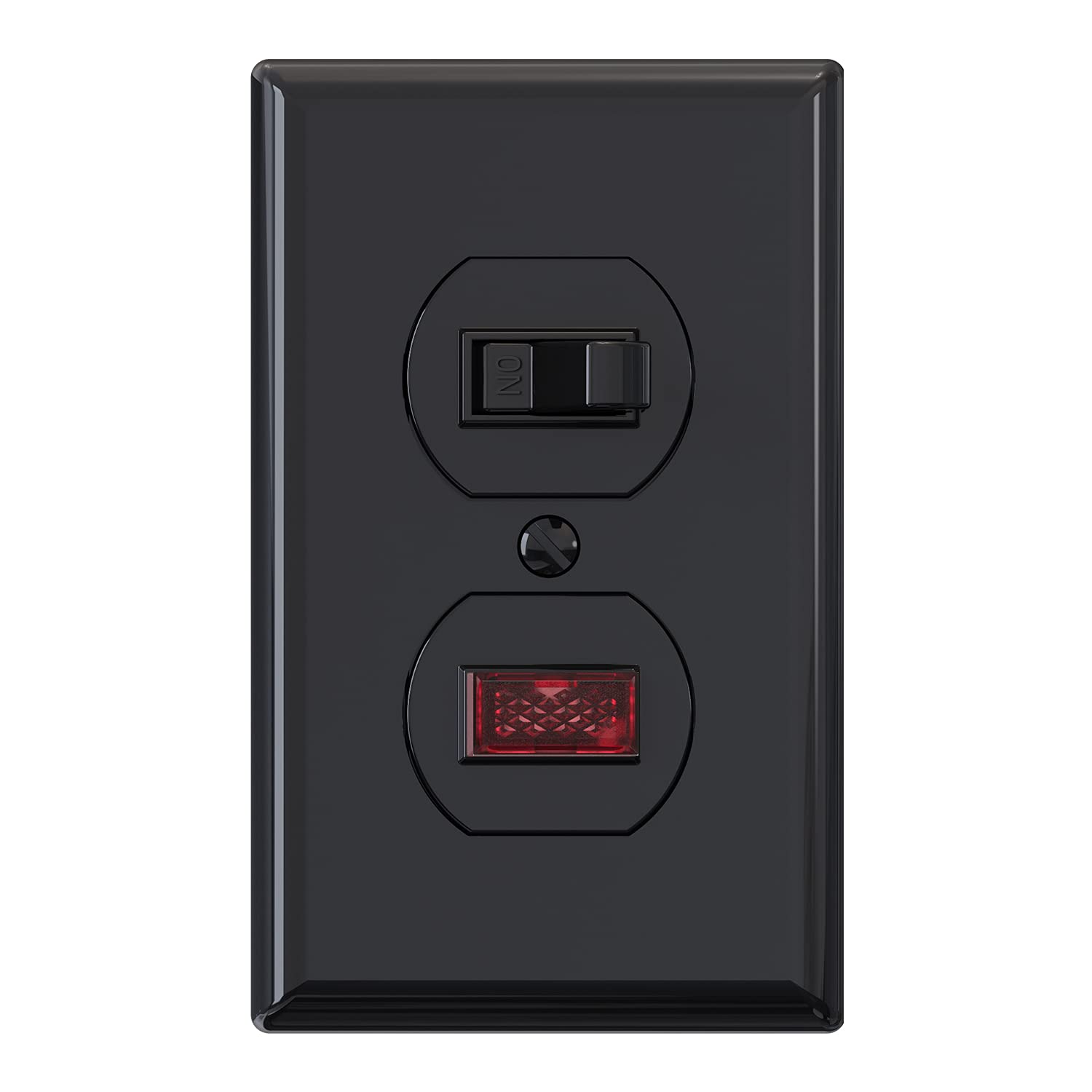 Buy ELEGRP Single Pole Pilot Light Switch, Lighted Toggle Switch and