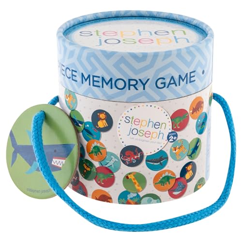 Image of Stephen Joseph, Memory Game Set, Matching Memory Game for Kids - 30pc Memory Game Set, Matching Games for Children Preschool Toddler, Memory Games for Kids, Boy