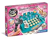 Clementoni | Studio de Tatouage | Machine à Tatouer Enfants 8 Ans + | Kit Complet Tattoos Temporaires | Pochoirs, Peintures Corps & Transferts | Création Facile & Sûre | Idée Cadeau créatif