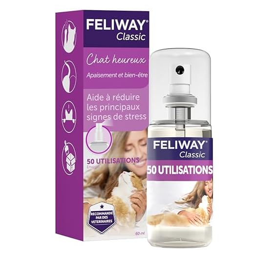 FELIWAY Classic - Anti-stress pour Chat - Spray 60 ml