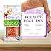 MOOM Organic Sugar Waxing Kit with Lavender & Chamomile - Natural Sugar Hair Removal Glaze with 18 Hair Wax Strips & 4 Applicator Sticks for Face & Body 6 oz.1 Pack